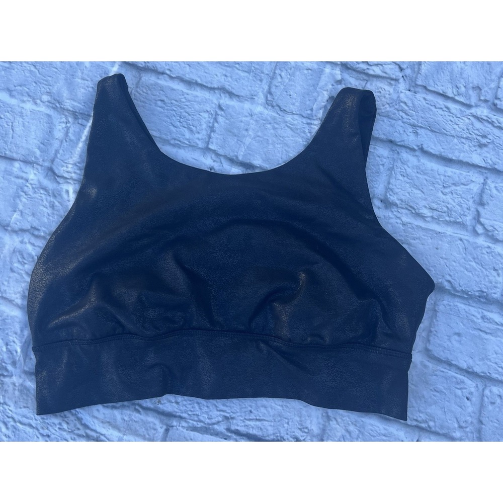 Offline By Aerie Sports Bra Womens Size XL Black Pullover Stretch Medium Support
